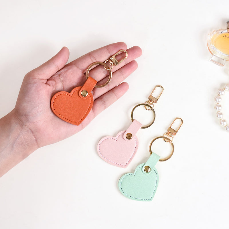 Chic Heart Keychain Set of 3