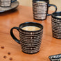 GeoTribe Print Ceramic Coffee Mug Set Of 6 275ml