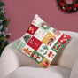 Christmas Chronicles Embroidered Cotton Cushion Cover 39x39cm