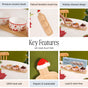 Christmas Snack Bowl Platter Set Of 4