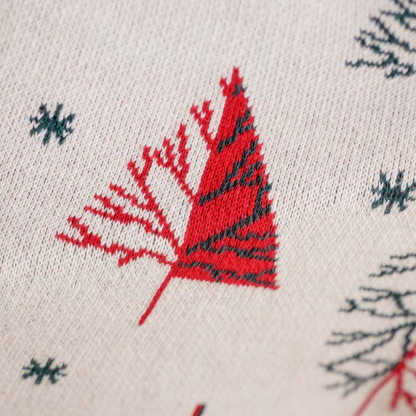 Trees And Snowflakes Throw Blanket