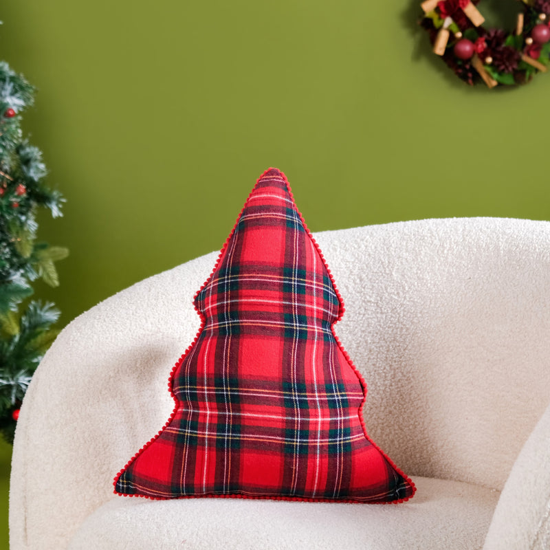 Christmas Tree Decorative Cushion 16x14 Inch