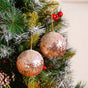 Sequin Baubles For Christmas Tree Decoration Set of 2