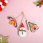 Christmas Hanging Ornament Set of 3 Multicolour- Christmas Hanging Ornaments, Set of 3 Multicolour, Festive Hanging Decor, Christmas Ornaments