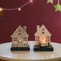 Set Of 2 Christmas Home Tea Light Holder