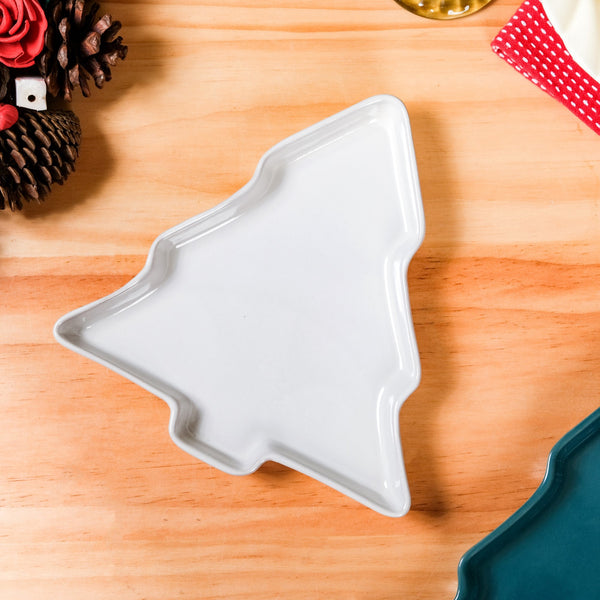 Christmas Tree Snack Plates Set Of 3