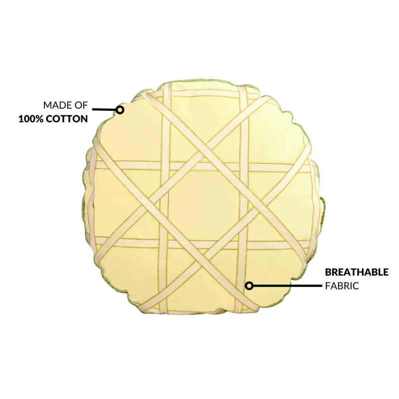 Citrine Stripes Cushion Cover 40cm