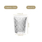 Classic Cut Embossed Shot Glass Set Of 12 55ml
