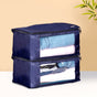 Set Of 2 Cupboard Organiser Storage Bags Blue