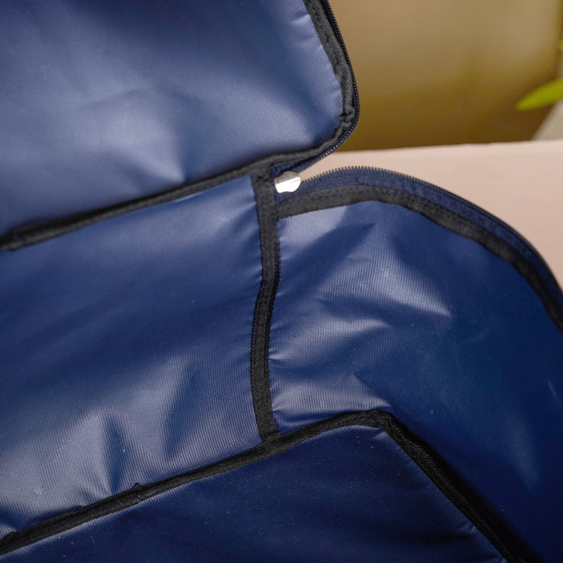 Set Of 2 Cupboard Organiser Storage Bags Blue