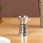 Hammered Texture Cocktail Shaker With Peg Measurer