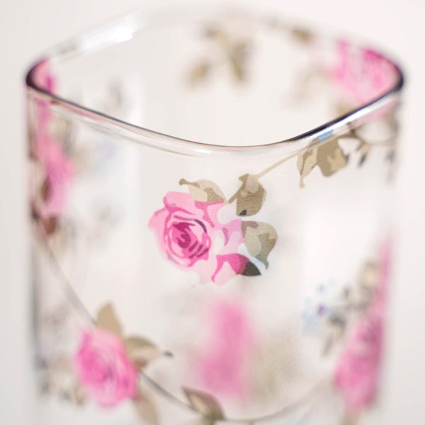 Pink Roses Cocktail Glass Set Of 4 340ml