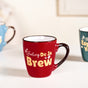 Coffee Quotes Ceramic Mug Set Of 4