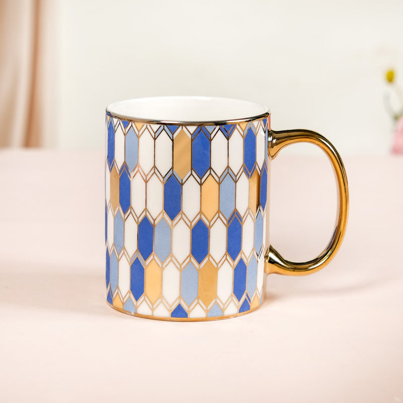 Set Of 2 Splendour Ceramic Mugs With Gift Box 350ml - Coffee mugs, coffee mug set, ceramic coffee mugs, printed coffee mugs, tea cups, tea cup set