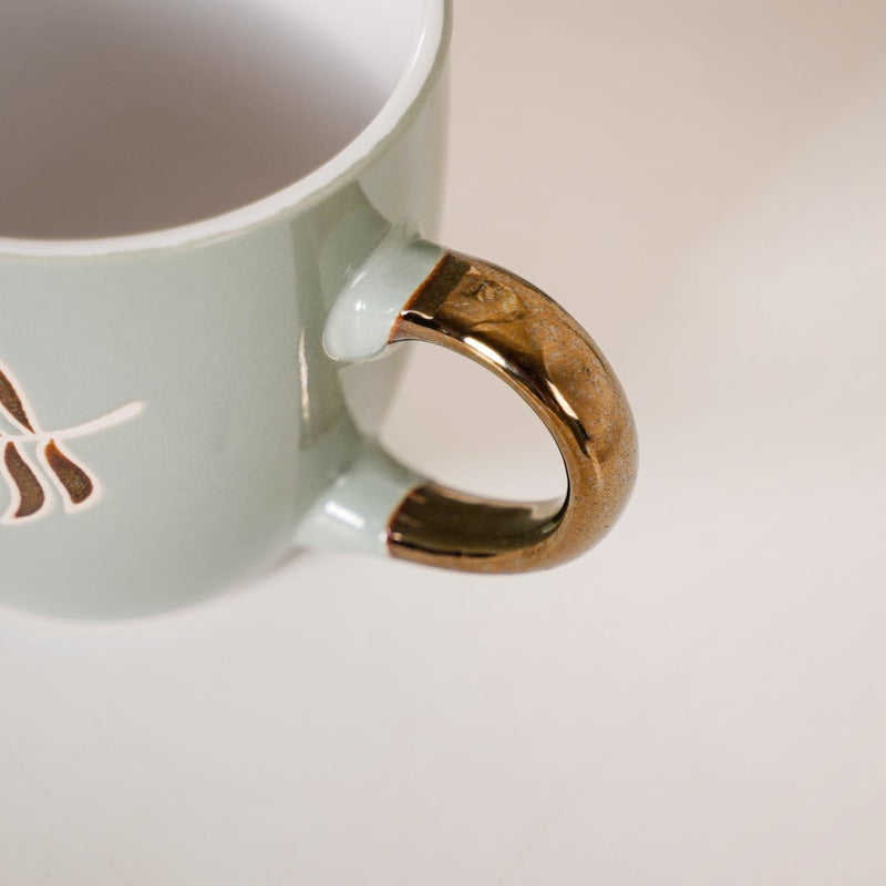 Pastel Hygge Coffee Cups Set Of 6 250ml - Tea cups, tea cup set, coffee cups, ceramic cups, ceramic tea cups, metallic tea cups