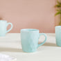 Chai Coffee Cup Light Blue Set Of 6 220ml - Coffee mugs, ceramic mug set, coffee mug set, blue coffee mugs, tea cups, tea cup set