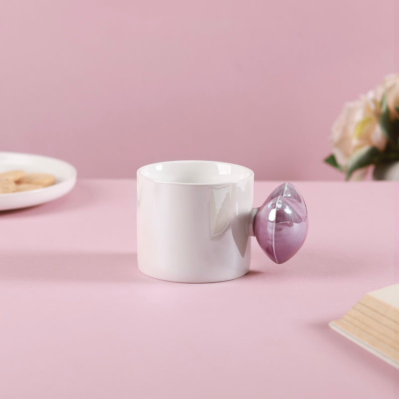 Balloon Heart Ceramic Coffee Mug Purple Set Of 2 330ml - Tea cups, heart coffee mugs, coffee cups, ceramic cups, ceramic tea cups, cute coffee mugs