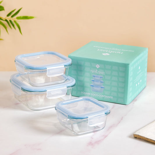 Airtight Glass Lunch Box Set Of 3