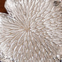 Set Of 2 Silver Lotus Leaf Decorative Tray