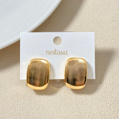 Contour Studs Gold