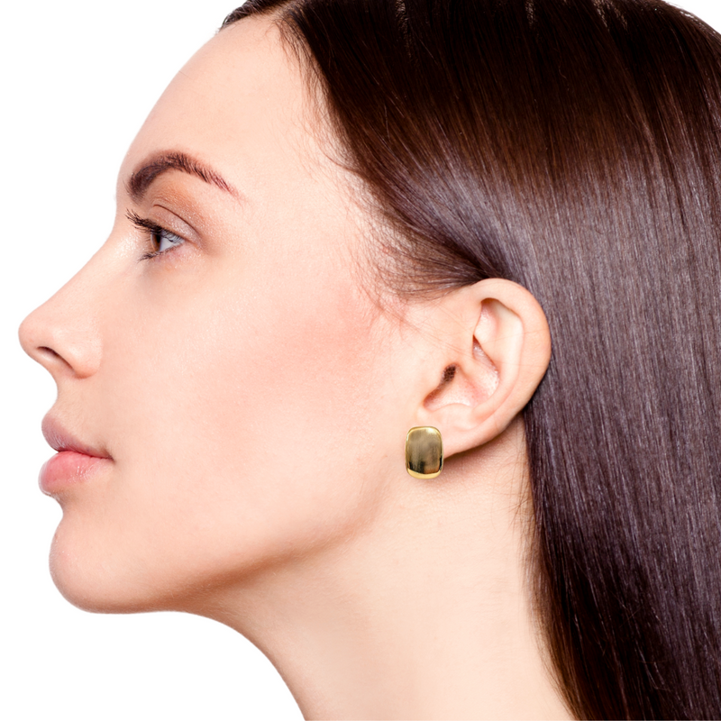 Contour Studs Gold