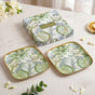 Pastel Tropic Leaf Platter Set Of 2 In Gift Box