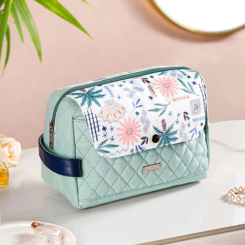 Tropical Mint Cosmetic Pouch