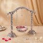 Pure Brass Silver Plated Jhula For Laddu Gopal