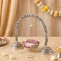 Silver Plated Brass Arch Laddoo Gopal Jhula