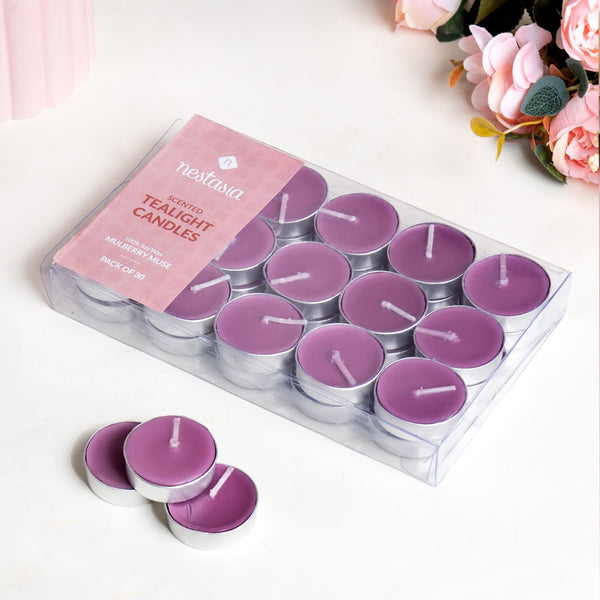 Mulberry Muse Fragrant Tealights Set Of 30