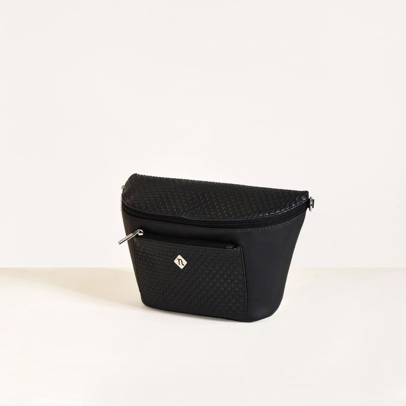Unisex Black Crossbody Bag