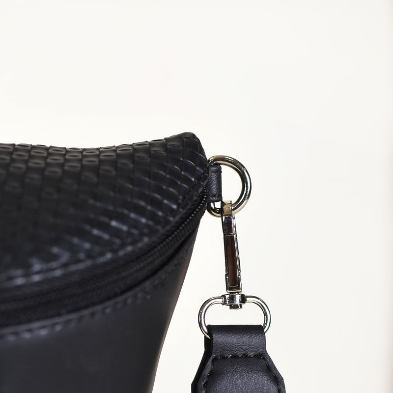 Unisex Black Crossbody Bag