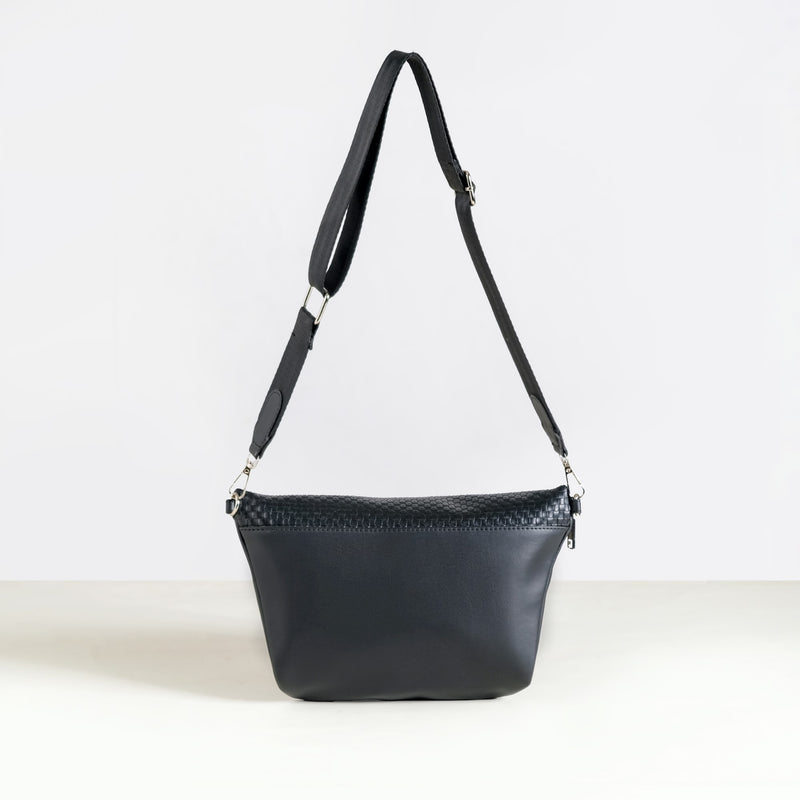 Unisex Black Crossbody Bag