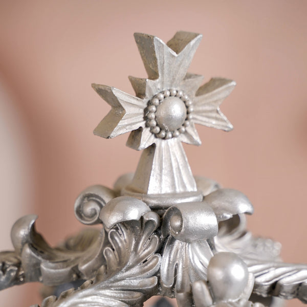 Silver Crown Decor Showpiece