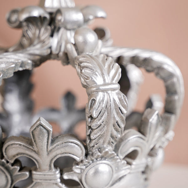 Silver Crown Decor Showpiece