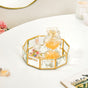 Crystal Mirrored Vanity Tray Small- Crystal Vanity Tray, Mirrored Vanity Tray, Small Vanity Tray, Decorative Crystal Tray