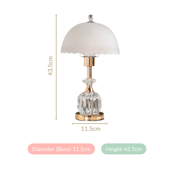 Vintage Glory Crystal LED Table Lamp