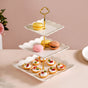 Sugar Square White 3-tier Cupcake Stand