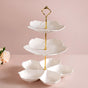 Snow White Flower 3-tier Snack Stand