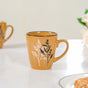 Filter Coffee Mug Set of 6 Mustard Ochre 250ml - Coffee mugs, coffee mug set, ceramic coffee mugs, printed coffee mugs