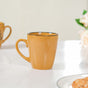 Filter Coffee Mug Set of 6 Mustard Ochre 250ml - Coffee mugs, coffee mug set, ceramic coffee mugs, printed coffee mugs