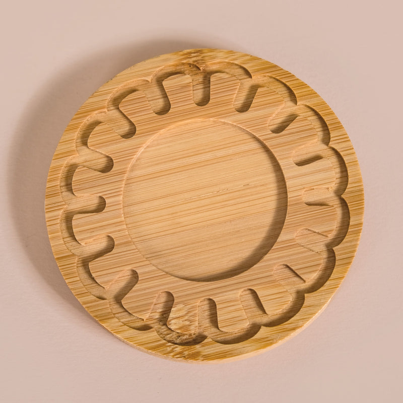 Modern Art Deco Ceramic Cup Set Of 6 With Coasters 180ml