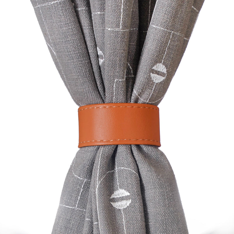 Mystic Grey Door Curtain Set Of 2 7x4.5 Feet