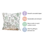Pastel Couch Cushion Cover 16x16 Inch