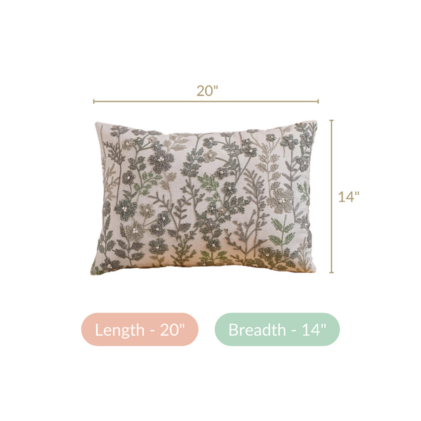 Decorative Rectangle Cushion Cover 20x14 Inch