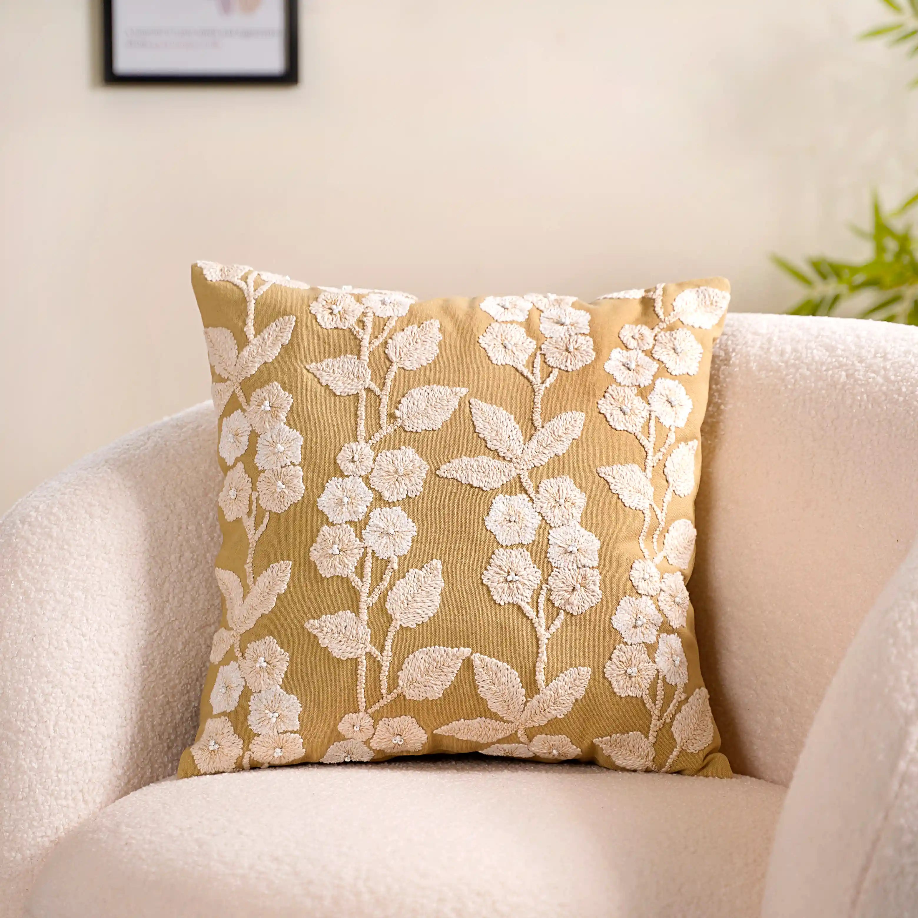 Bright Floral Pillow Covers for Cottagecore Room Decor Shabby 