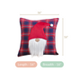 Santa Claus Decorative Christmas Cushion Cover 16x16 Inch