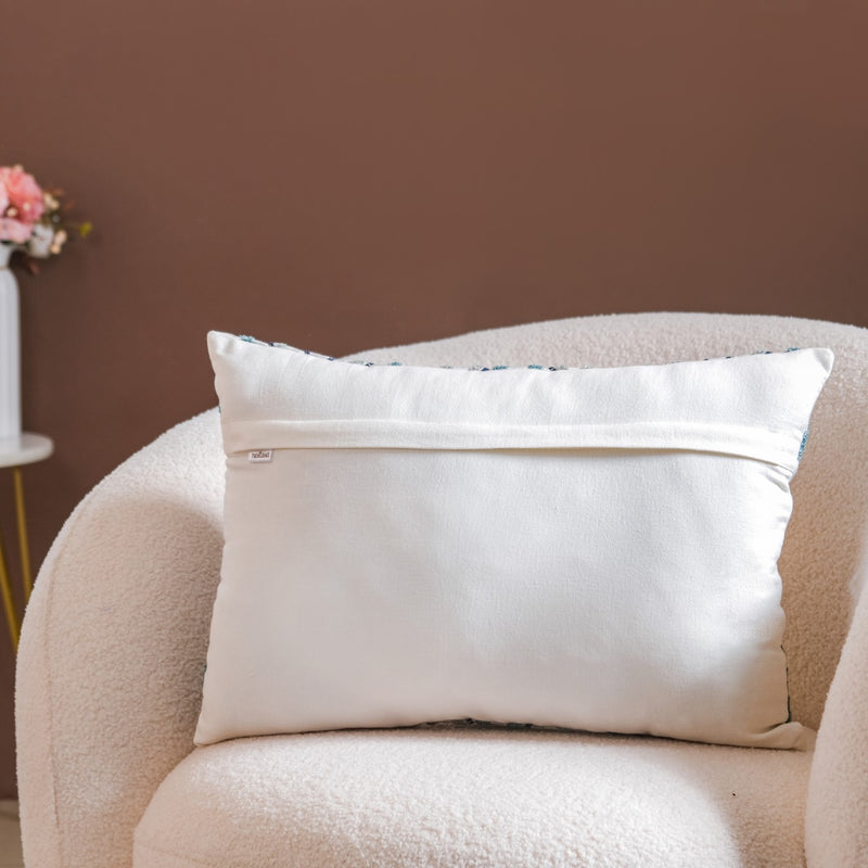 Aztec Embroidery Couch Cushion Cover 20x14 Inch