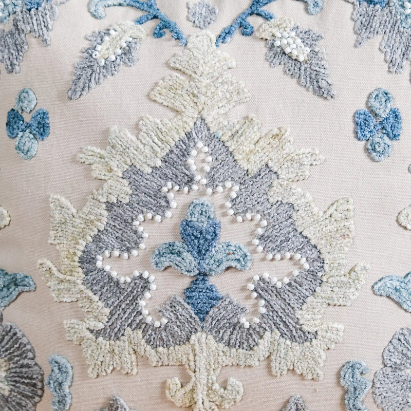 Beaded Cushion Cover For Home Decor 16x16 Inch