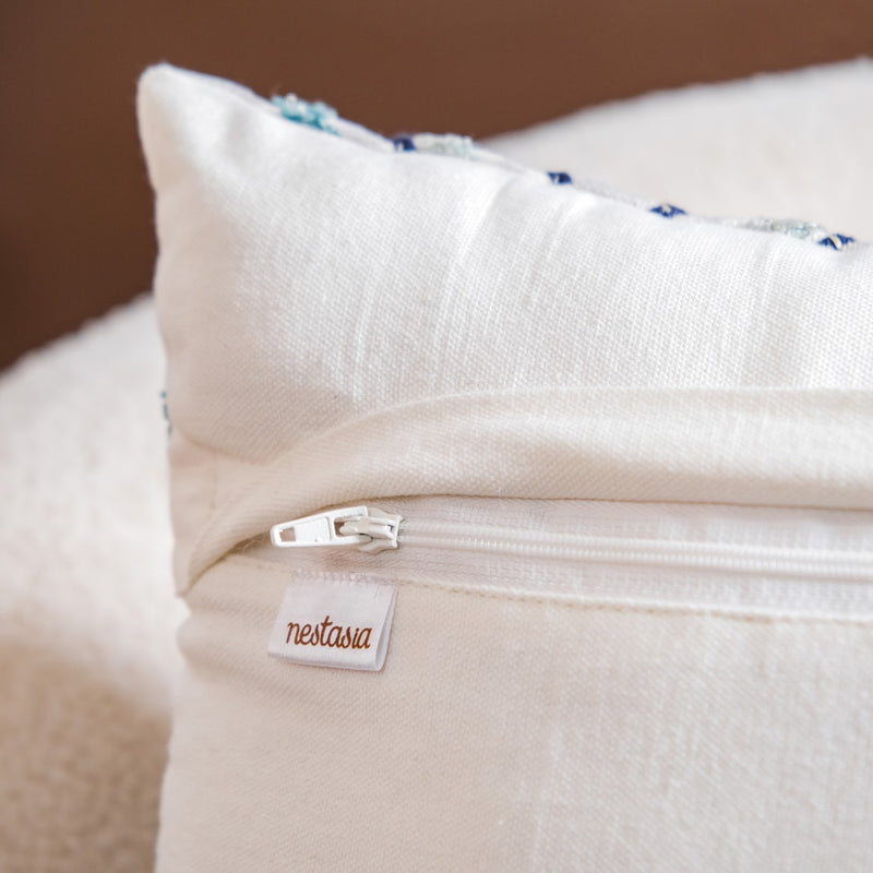 Aztec Embroidery Couch Cushion Cover 20x14 Inch